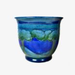 A William Moorcroft Moonlit Blue pattern jardiniere, circa 1925