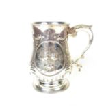 A mid Victorian silver mug