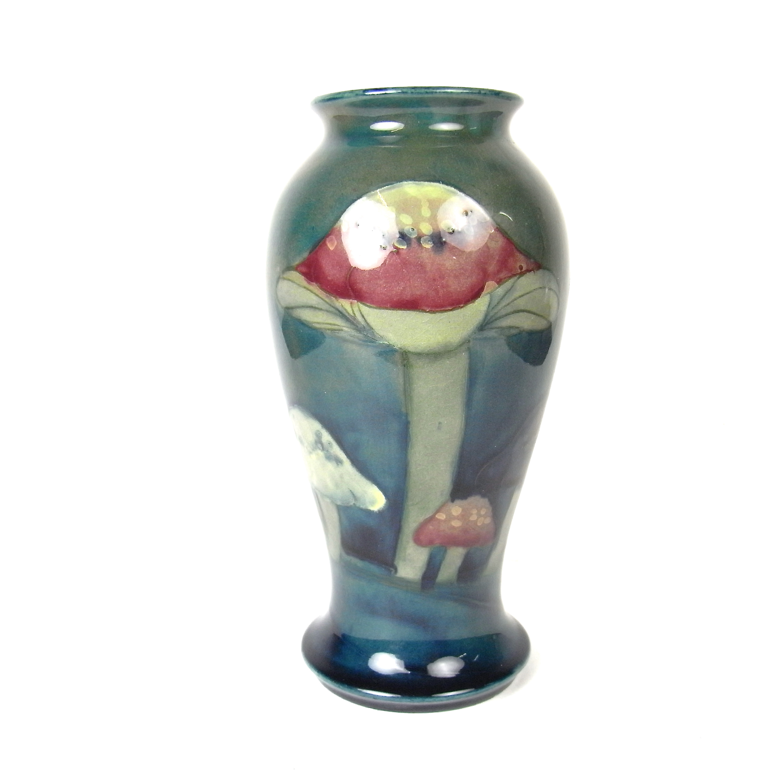 A William Moorcroft Claremont pattern vase, circa 1920s - Image 2 of 2