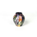 A modern Moorcroft miniature Lodge Hill pattern vase, circa 2007