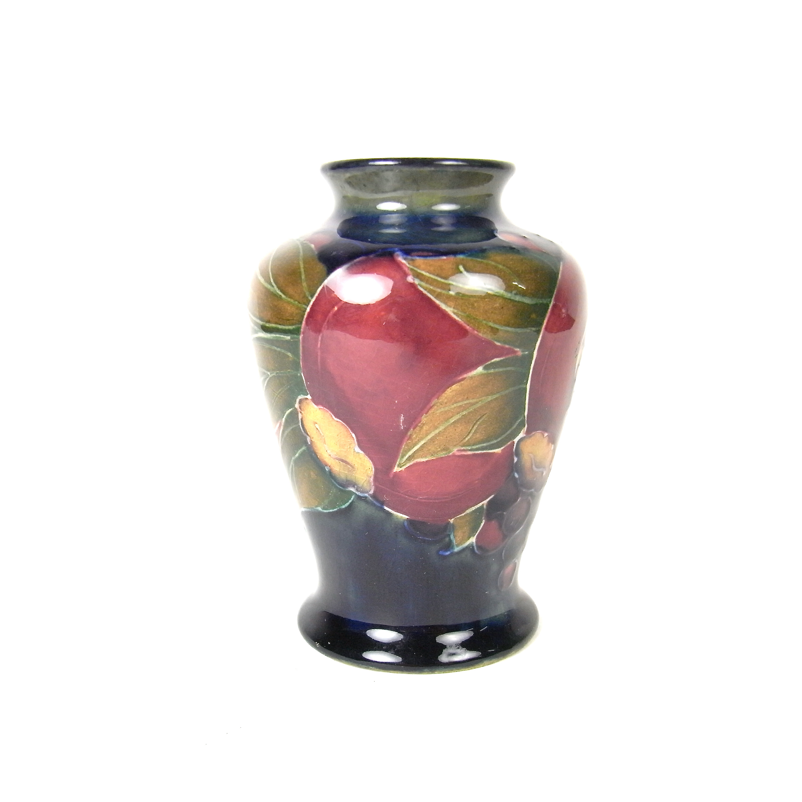 A William Moorcroft Pomegranate pattern vase, circa 1916