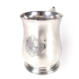 A George II silver pint mug, 18th century