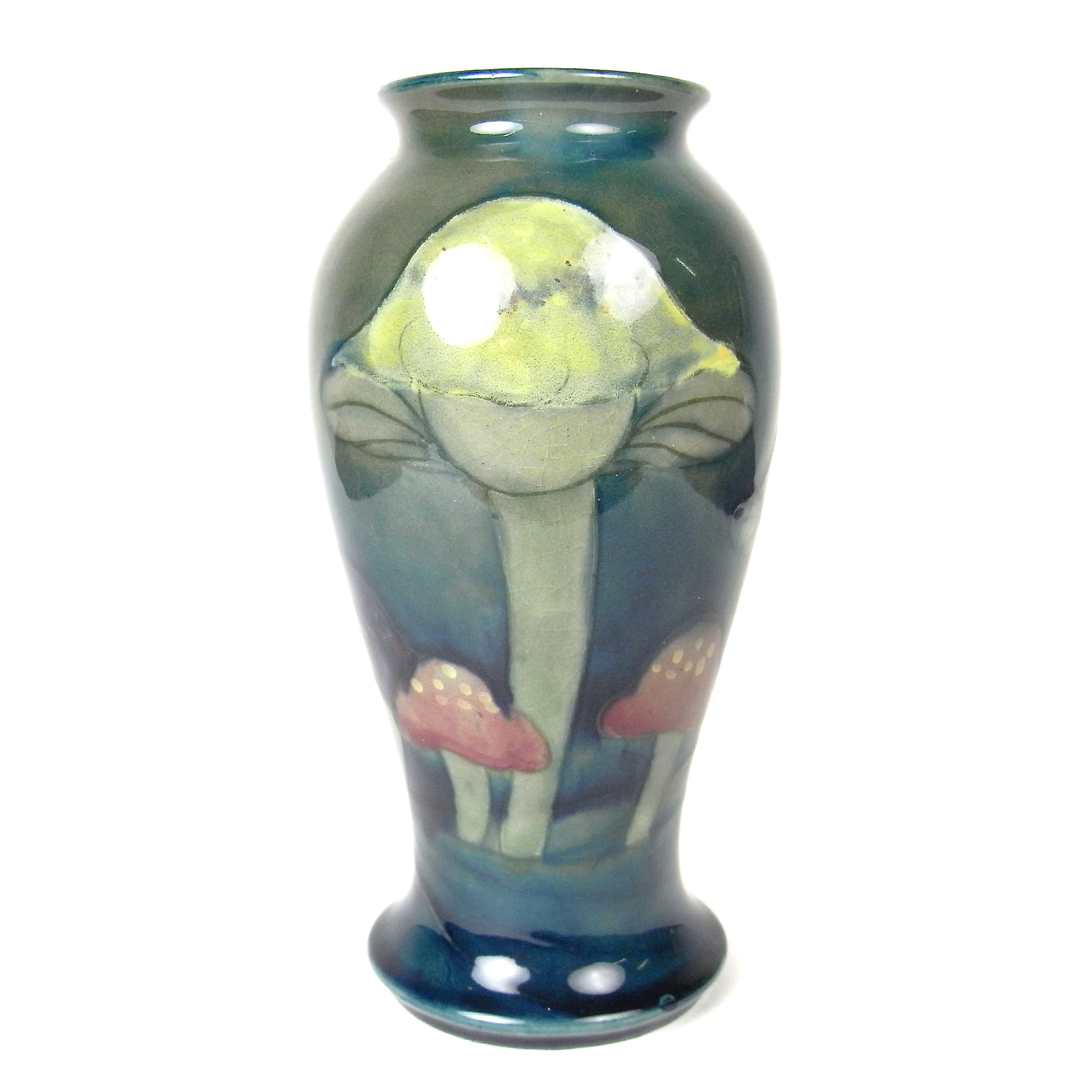 A William Moorcroft Claremont pattern vase, circa 1920s