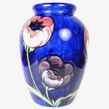 A William Moorcroft Big Poppy pattern vase, circa 1920s