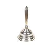 A Chinese silver table bell