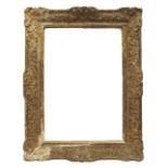 Eighteenth Century Wood carved and gilded frame.