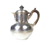 A Victorian silver teapot