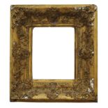 Nineteenth century scalloped composite frame.