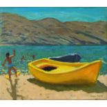 Macara, Andrew b1944 British Yellow Boat,Timos.