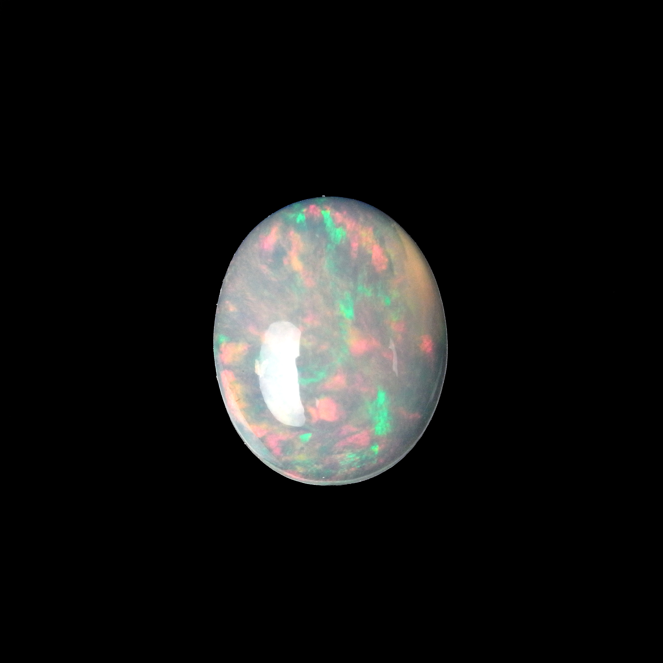 Loose oval cut opal weighing 1.97 ct.