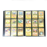 Pokemon: A collection of water and dark type Pokemon playing cards