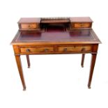 A modern reproduction writing desk