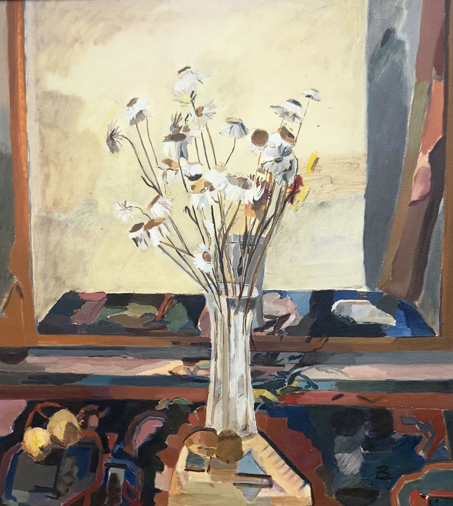 Levene, Ben 1938-2010 British AR Vase of Flowers.