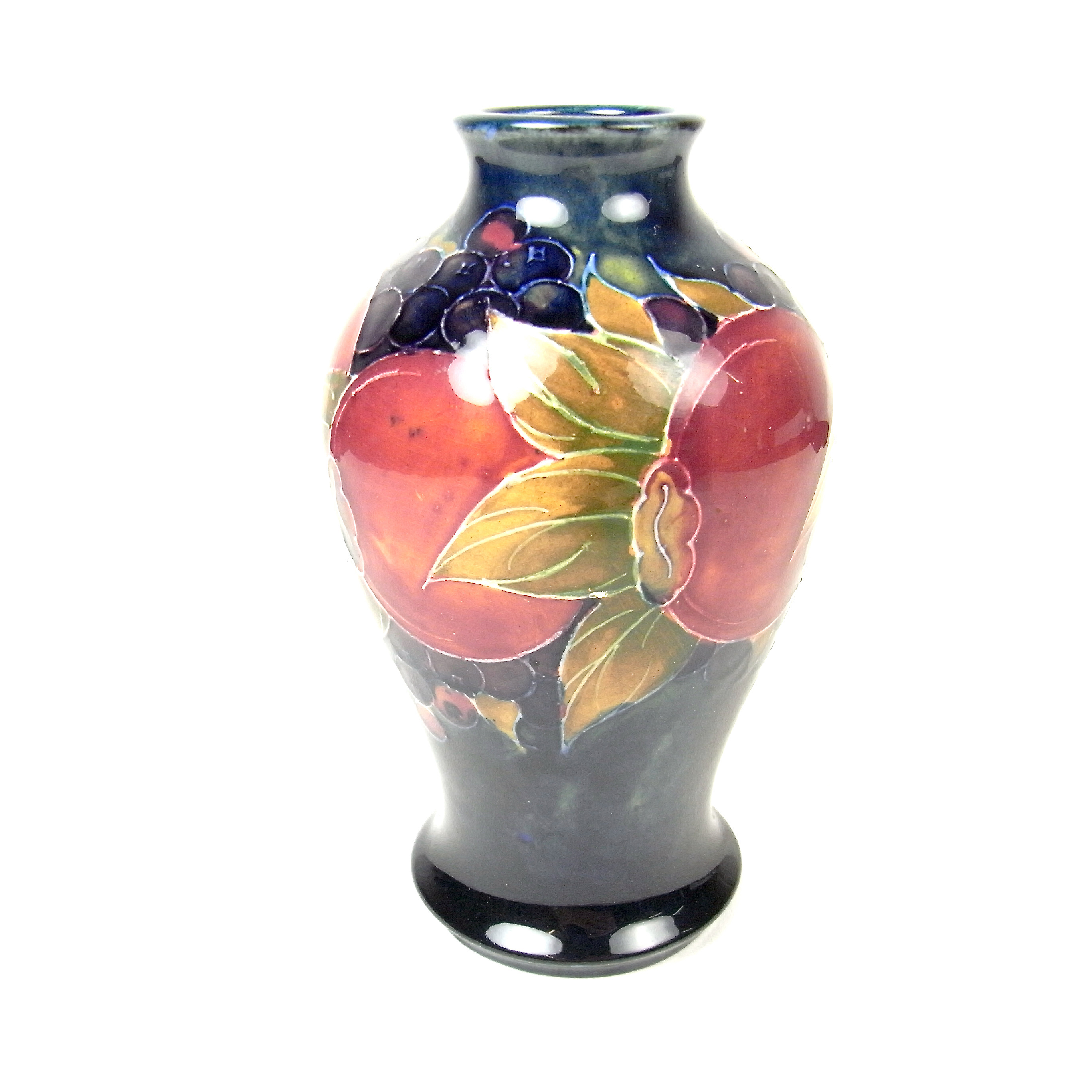 A William Moorcroft Pomegranate pattern Burslem vase, circa 1920s