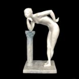 A Lladro figurine entitled 'A woman's pose - Pose de mujer'