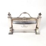 A Victorian silver smoker's compendium