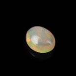 Loose oval cut opal weighing 3.97 ct.