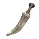 An Arabian Yemini jambiya dagger, Yemen, 19th century