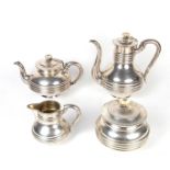 A Russian silver tea set, 19th century