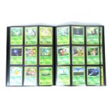 Pokemon: A collection of Grass type Pokemon playing cards