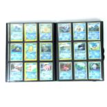 Pokemon: A collection of water and dark type Pokemon playing cards
