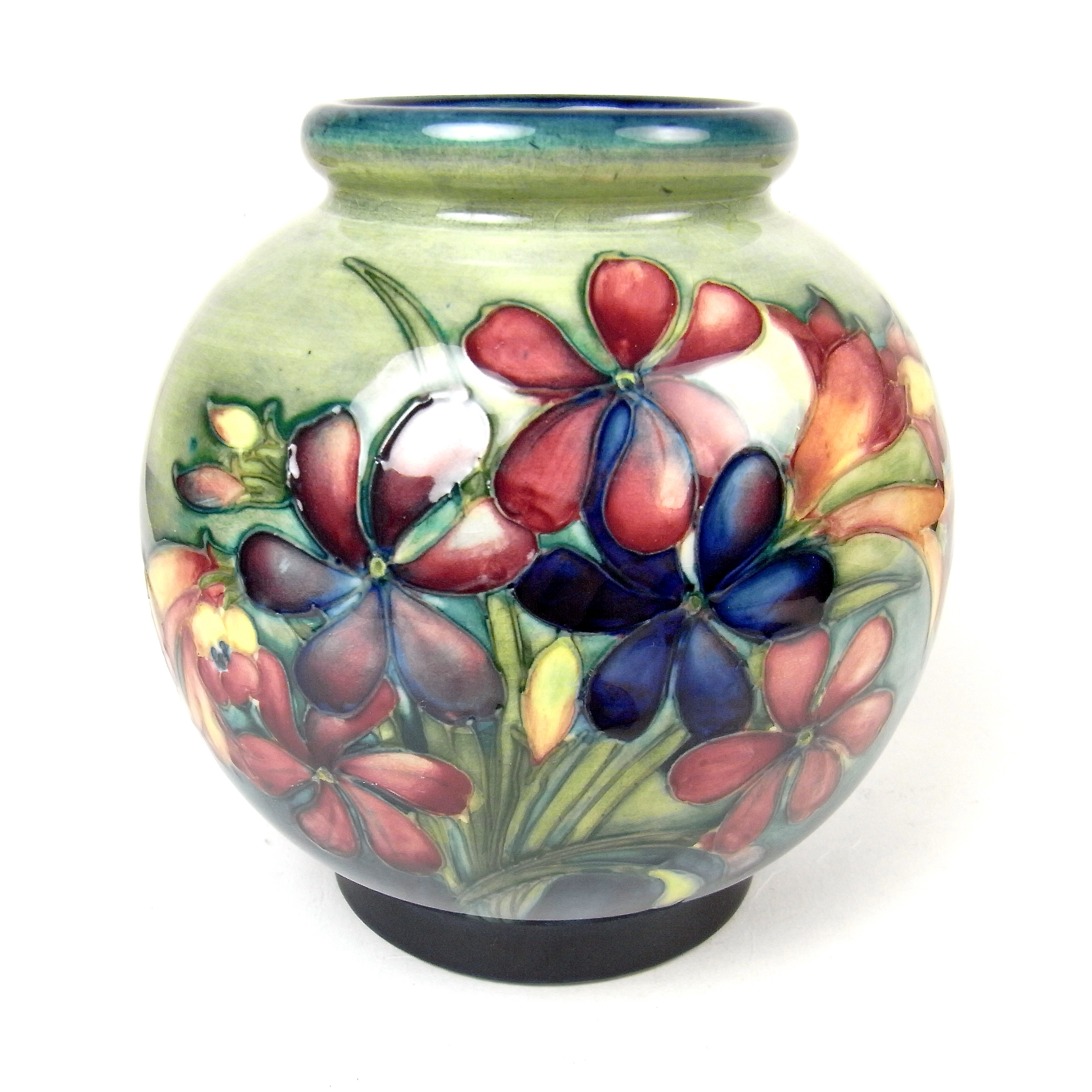 A Walter Moorcroft Spring Flower pattern vase, circa 1940s