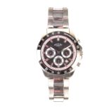 Rotary stainless steel quartz chronograph watch.