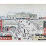 Lowry, Laurence Stephen 1887-1976 British AR Station Approach.