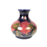 A William Moorcroft Pomegranate pattern vase, circa 1920s