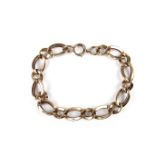 9 ct yellow gold link chain bracelet
