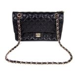 A Chanel Classic double flap handbag.