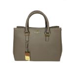 A Kurt Geiger grey leather handbag