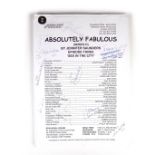 Absolutely Fabulous Signed Series Four Rehearsal Script