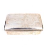 A Chinese silver cigar box