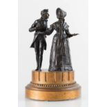 Scultura in bronzo “Il corteggiamento”, XIX-XX secolo.