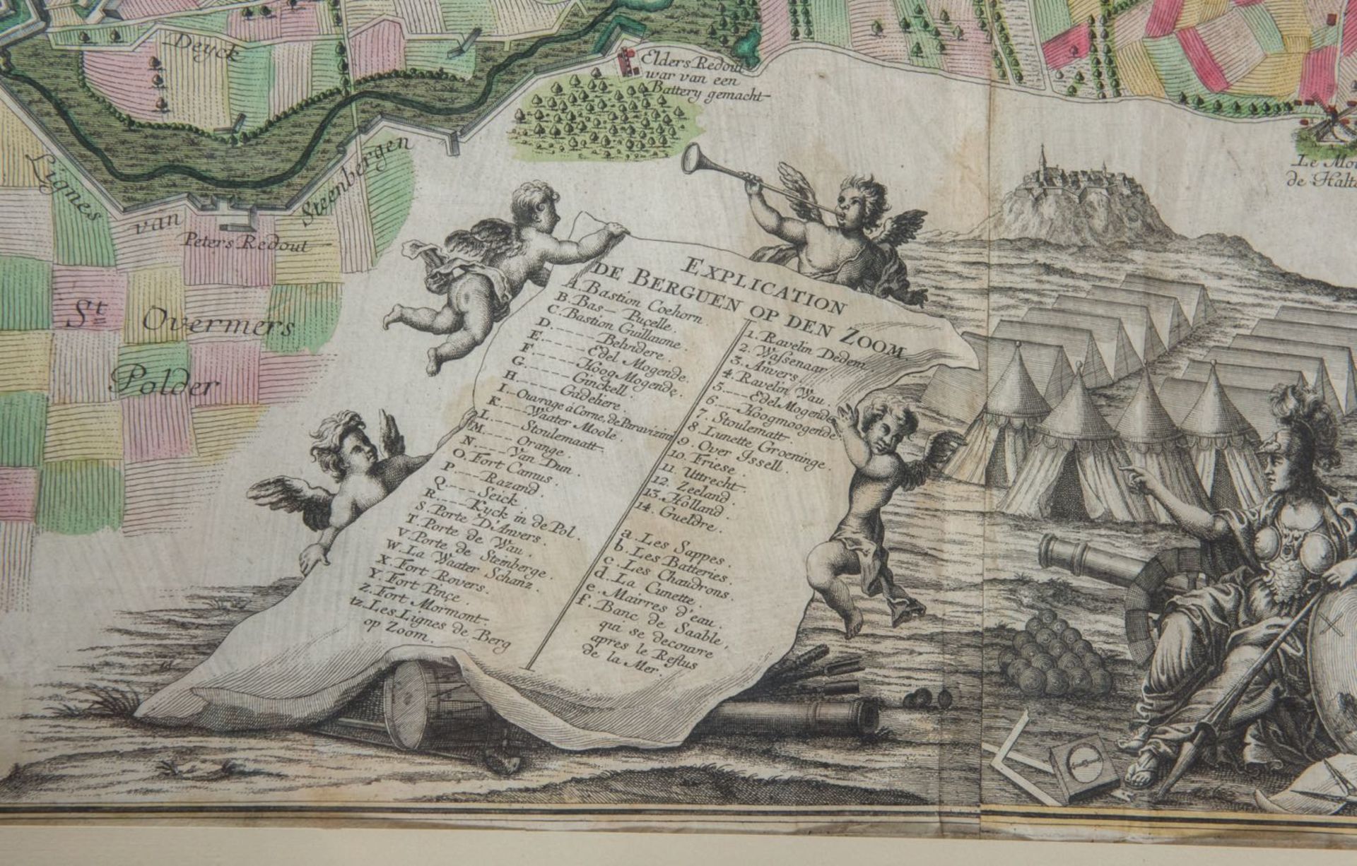 Mappa “Berguen op den Zoom”, XVIII secolo. - Image 2 of 4