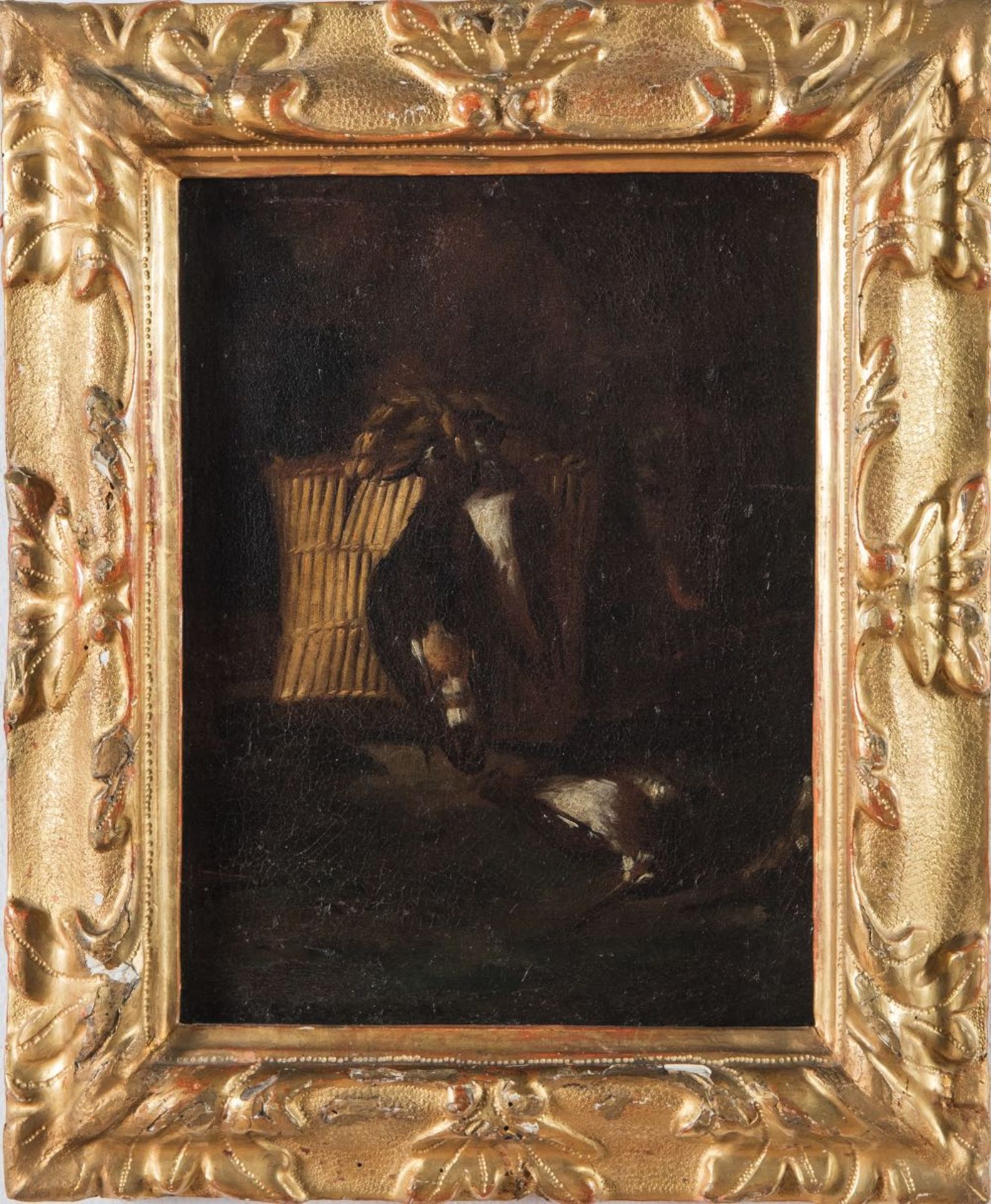 Arcangelo Resani (Roma 1670 – Ravenna 1740), ambito di, “Natura morta con cacciagione”.