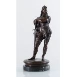 Scultura in bronzo “Guerriero”, XIX-XX secolo.