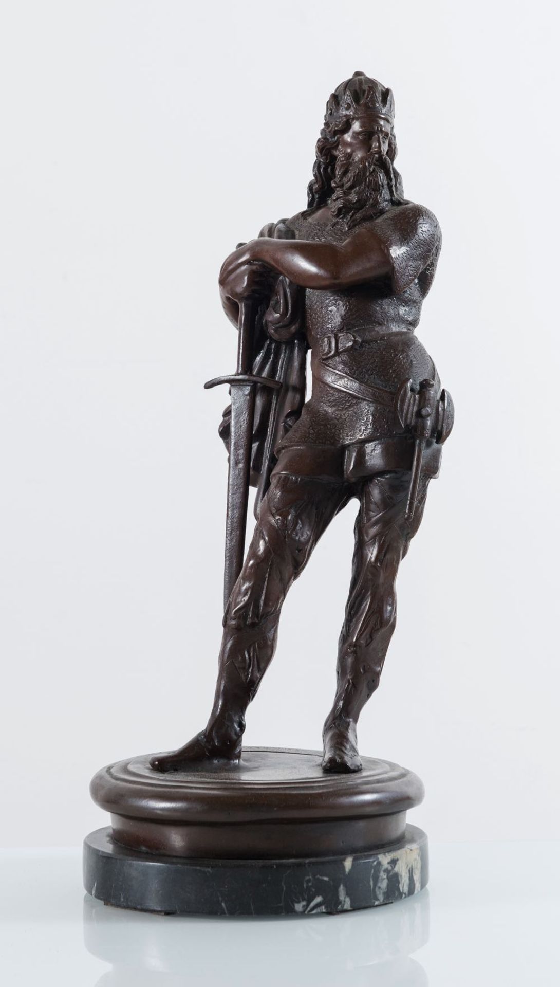 Scultura in bronzo “Guerriero”, XIX-XX secolo.