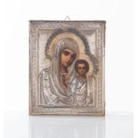 Russia - XIX secolo, Icona raffigurante “Madonna di Kazan”.