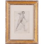 Scuola Italiana del XIX secolo, “Nudo maschile”.