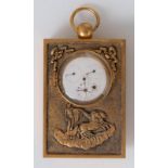 Willeumier Freres - inizio del XIX secolo, Orologio da carrozza in bronzo dorato.