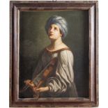 Maestro della fine del XVIII secolo, “Suonatrice di violino”.