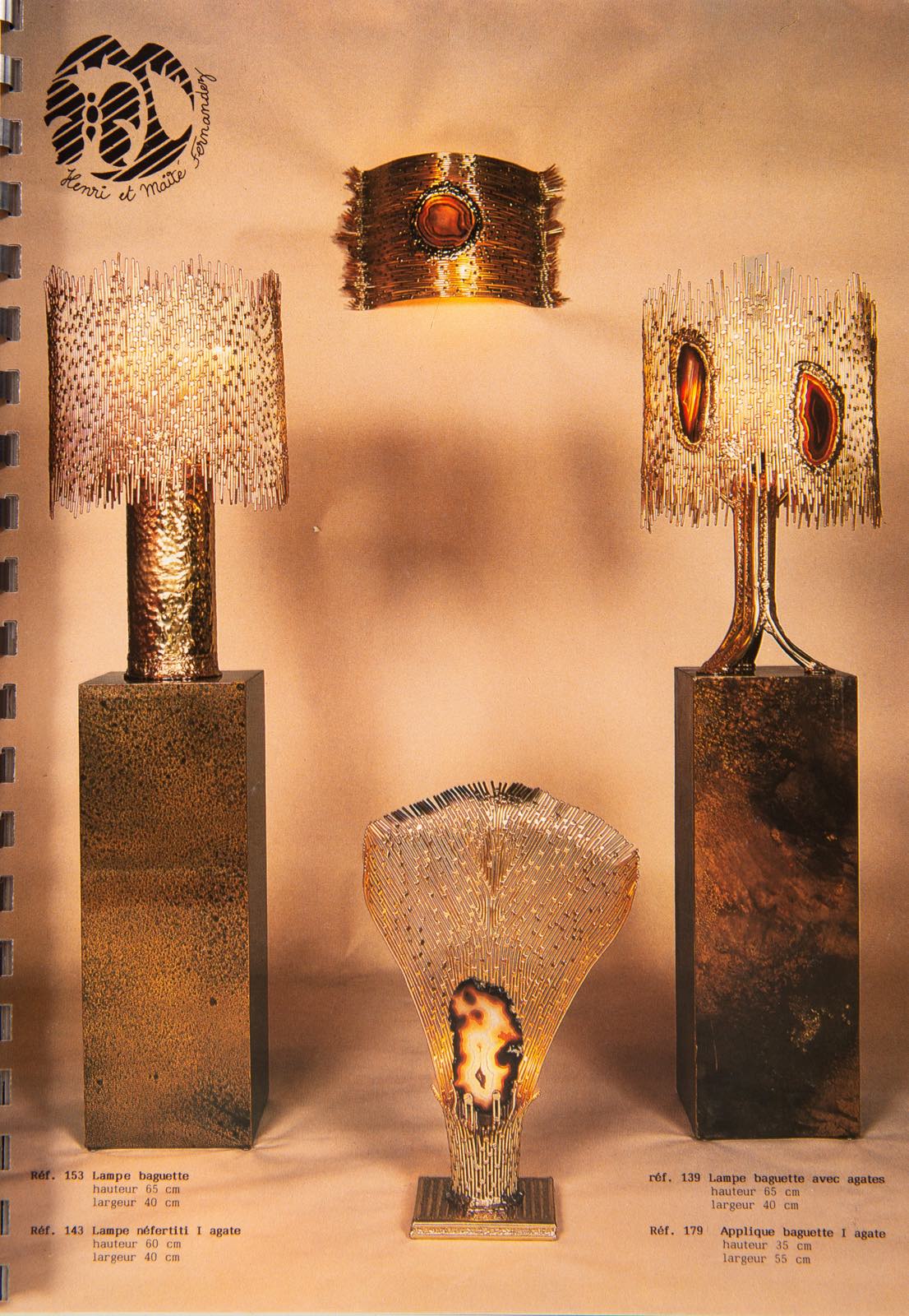 Henri Fernandez, Scultura Luminosa “Nefertiti I”, Anni ‘70. - Image 6 of 6