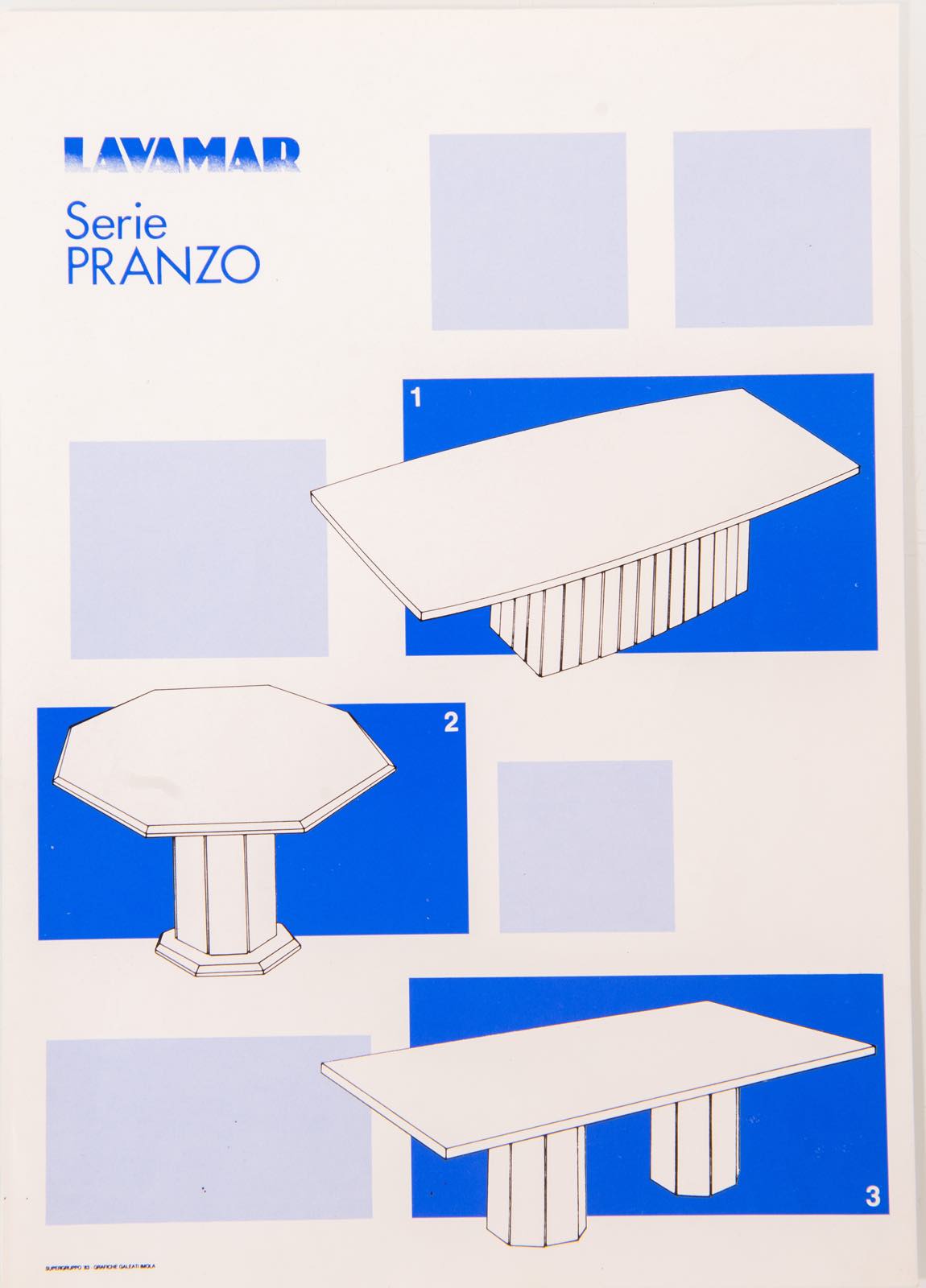Lavamar - Serie Pranzo, Tavolo da pranzo in alabastro mediterraneo cristallino, Anni ‘80. - Image 3 of 3