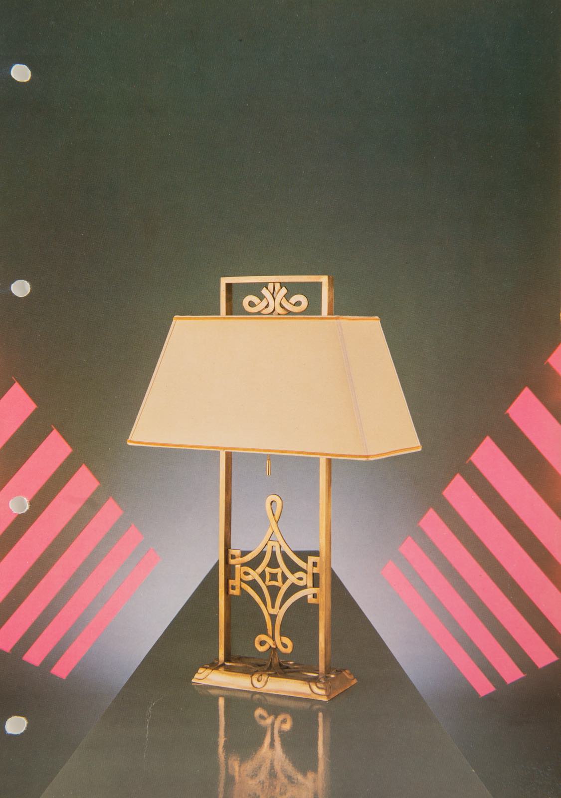 Banci - Firenze, Lampada di gusto Art Deco, Anni ‘70/’80. - Image 4 of 4