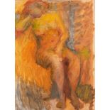 Carlo Crispini (Pontelagoscuro 1902 - Bologna 1982), “Nudo femminile”.