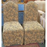 A pair of upholstered bedroom chairs (2) Condition Report: Available upon request