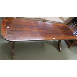 A Regency style rosewood low table , 48cm high x 155cm wide x 46cm deep Condition Report: