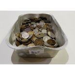 A quantity of mixed coins, mainly foreign Condition Report: Available upon request